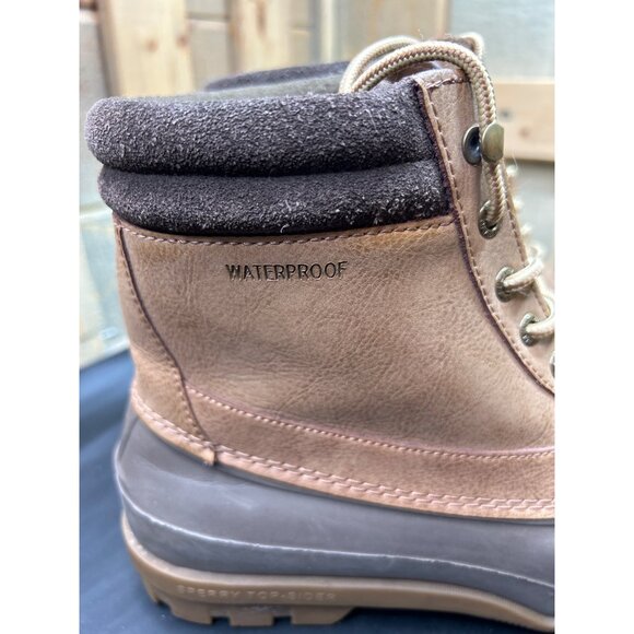 Sperry Men's Top-Sider Duck Boot Waterproof Brown Men Sz 9 STS14140 - Picture 3 of 8